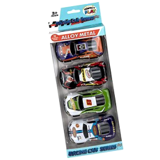 Pack of 4 Assorted Alloy Racers